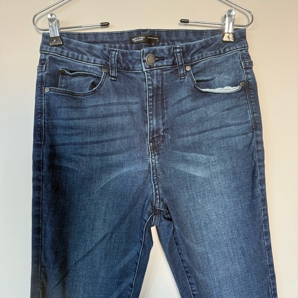 3/$20 ⚡️ Simply Vera Vera Wang Stretch High-Waisted Dark Wash Skinny Jeans - Picture 7 of 15